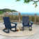 Leta Plastic Rocking Adirondack Chair