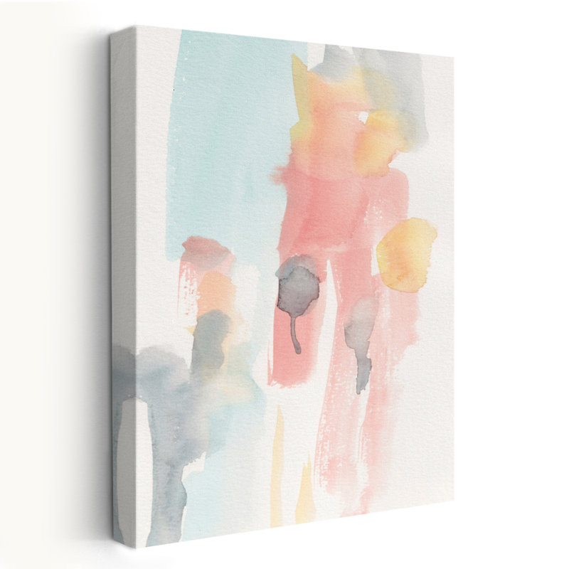 Doux géométrie n ° 4 - ensembles abstraits d'art contemporain gris, H 24 po x l 16 po