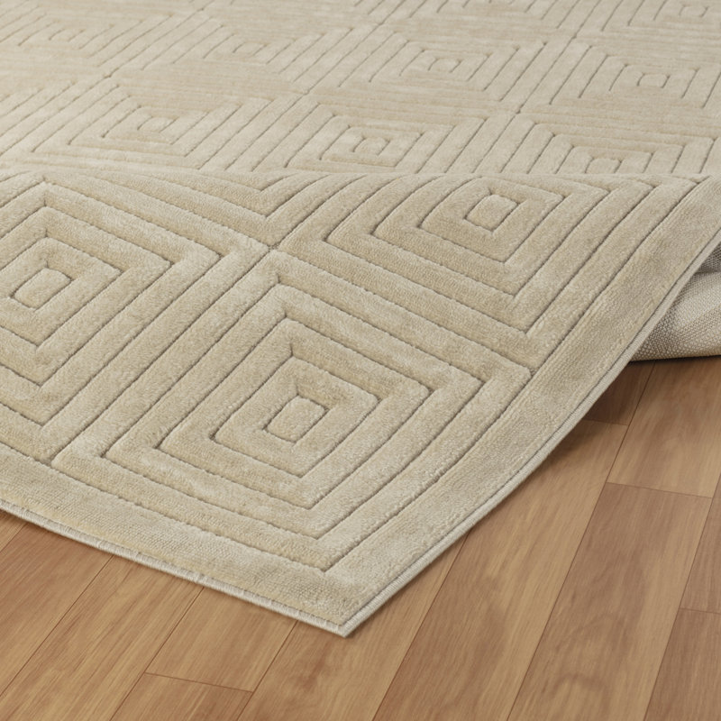 Ranota In- & Outdoor Scandi Modern Boho Beige Area Rug, Rectangle 200 x 275cm