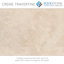 Base de douche en alcôve avec drain central en travertin crème FlexStone® l 48 po x P 34 po-68205646