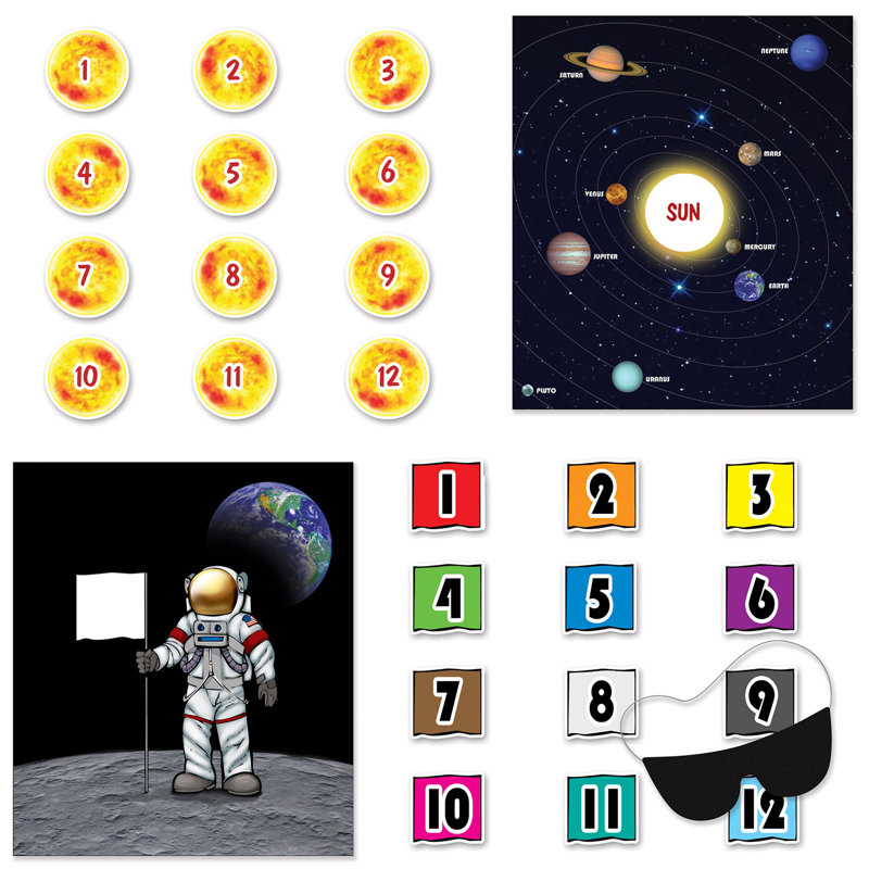 Space Party Games - 16" x 14" - Pack of 24