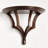 Gianinna Half-circle Mango Bracket Shelf-109425087