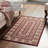 Custom House Washable Geometric Indoor / Outdoor Rug-604594899