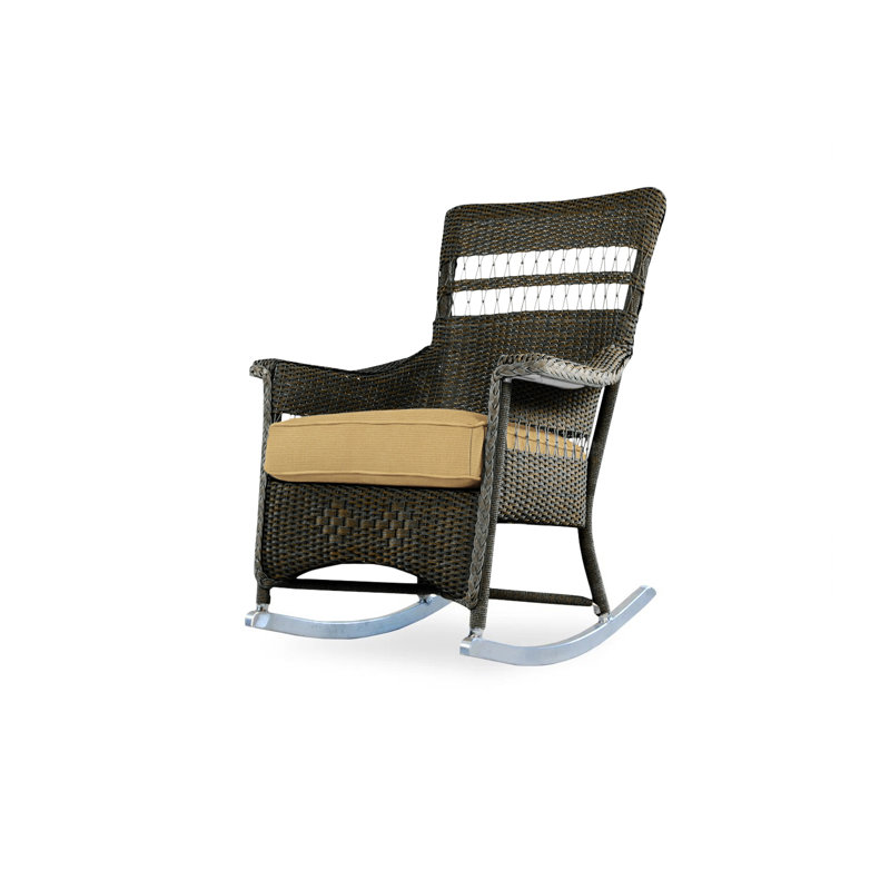 Nantucket Outdoor Rocker Chair, Sandberg Dove, Mink