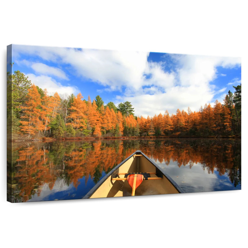 Senne Boating In Boulder Junction, 24" H x 36" W