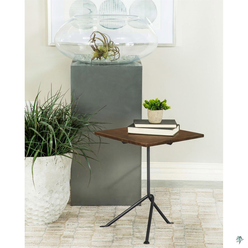 Accent Table With Tripod Legs