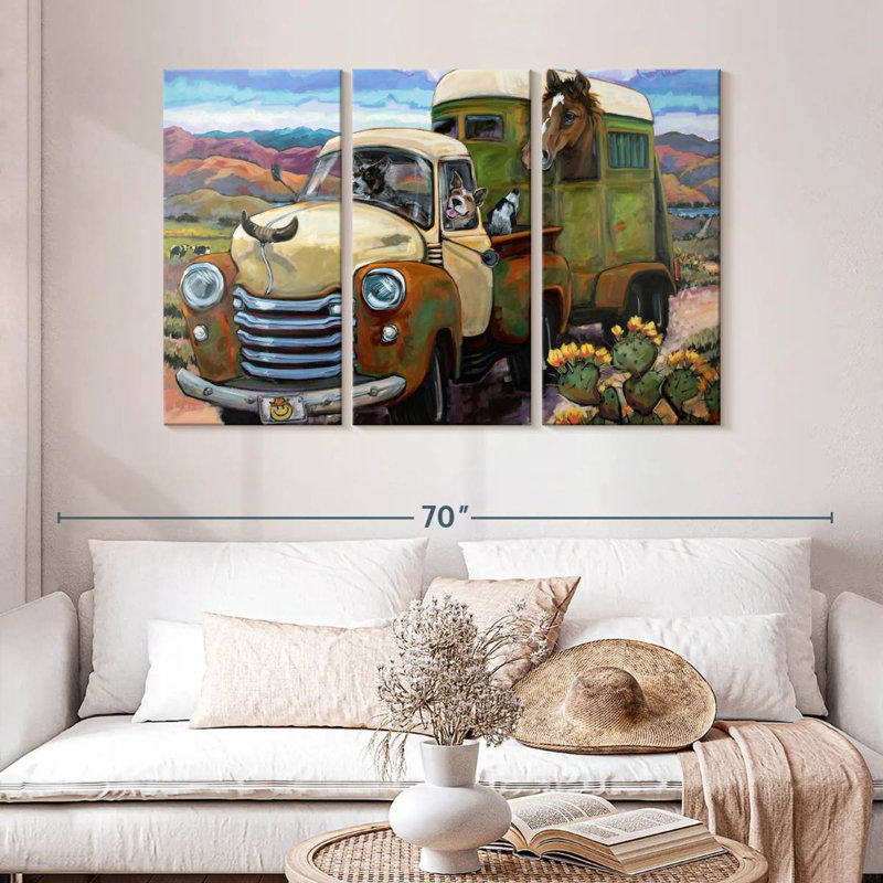Ketti Git Along Lil Dogies, 32" H x 50" W