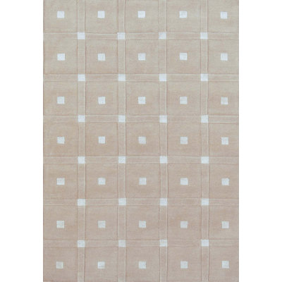 Tapis chameau noué à la main de haute qualité