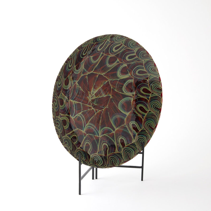 Handmade Glass Decorative Plate
