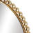 Metal Room Wall Mirror with Bead Detailing-72058569
