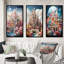 «Castles Whimsical Wonder Pastel I», ensemble de 3 pièces d'art urbain-1471979090-1471979094