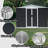 Metal Outdoor Shed 8x6 Feet With Rust Feature - Grey Garden Termite Resistance-118640980