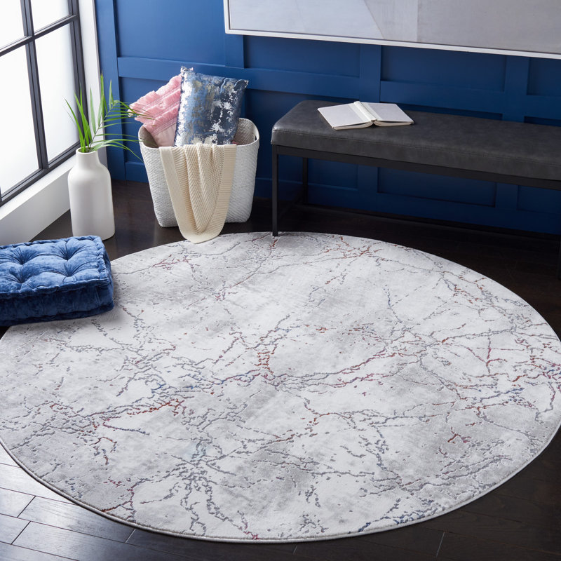 Tapis abstrait Craft Performance, Rond 6 pi 7 po
