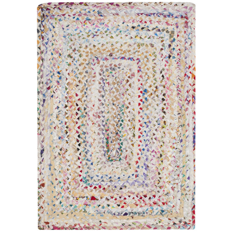 Hurst Hand Woven Abstract Cotton Area Rug