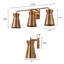 3 - Light Dimmable Vanity Light