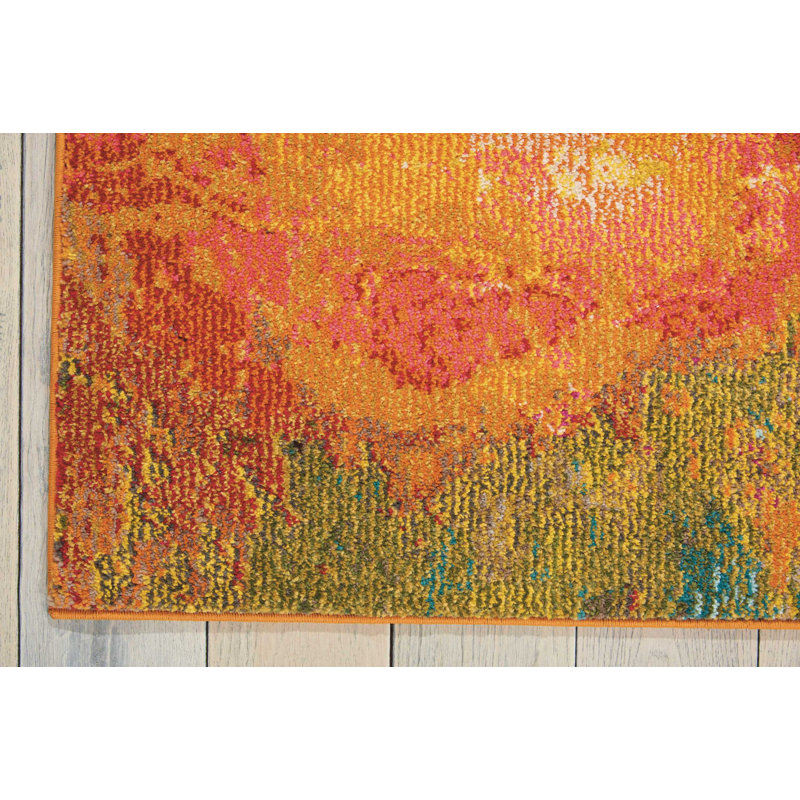 Tapis abstrait Velva, Rectangle 7 pi 10 po x 10 pi 6 po