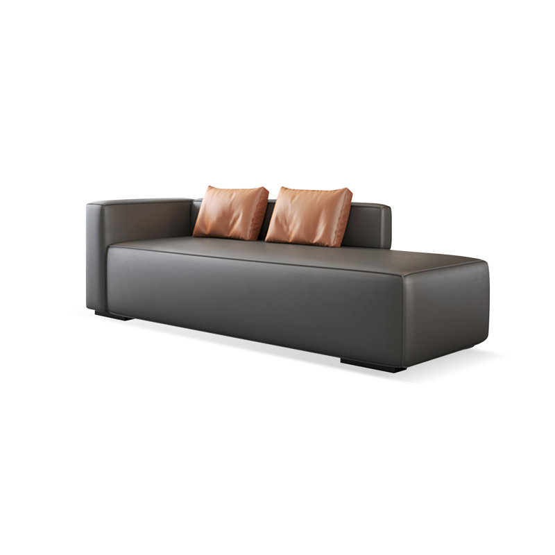 Banc avec revêtement, Gris