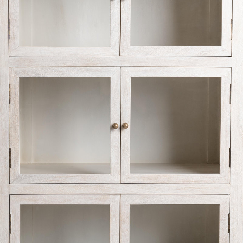 Hera Mango Wood Display Cabinet