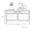 Large-Capacity Simple Sideboard