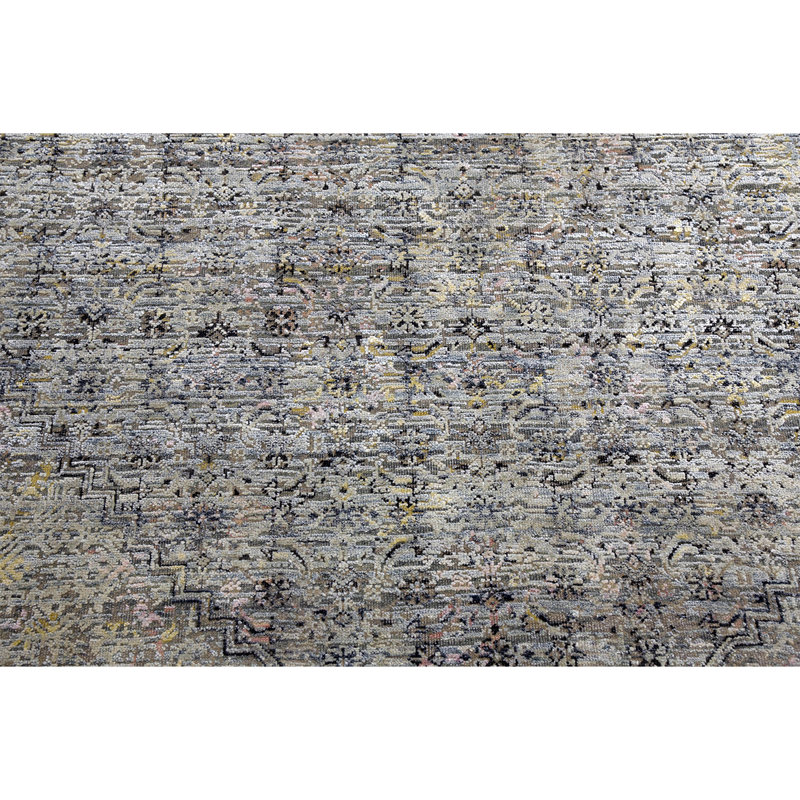 Hand Knotted Southwestern Area Rug, Rectangle 9' x 12'