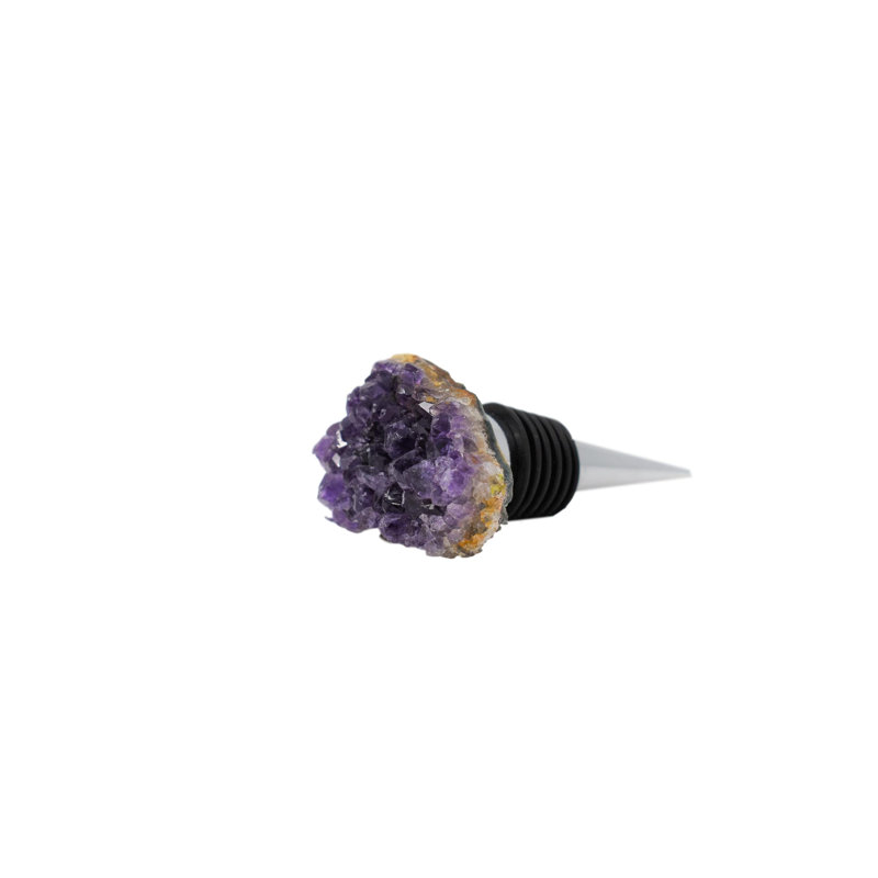 Devoe Stone Bottle Stopper, Amethyst