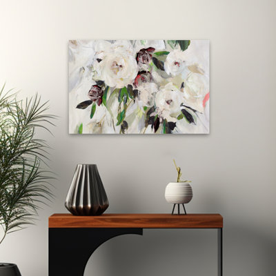 Floral, bijoux, floral, botanique, floral, nature, peinture, impressionnisme, art contemporain