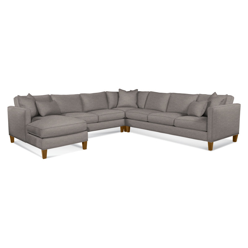 Sectional, Havana, Left Hand Facing, Brown Geometric, 0456-33