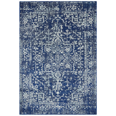 Aamina Tufted Antique Navy/Cream Rug