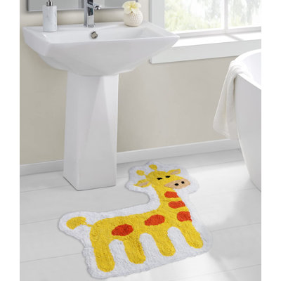 Kids Giraffe Animal Bath Rug