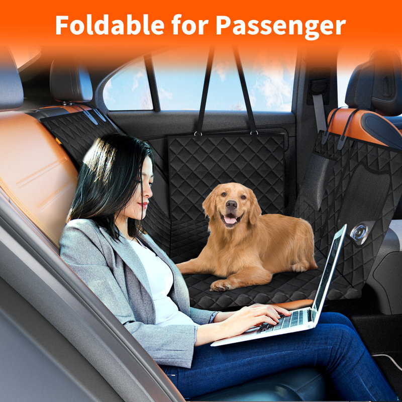 Housse pour siège d'auto pour chien, Noir, noir, noir, noir