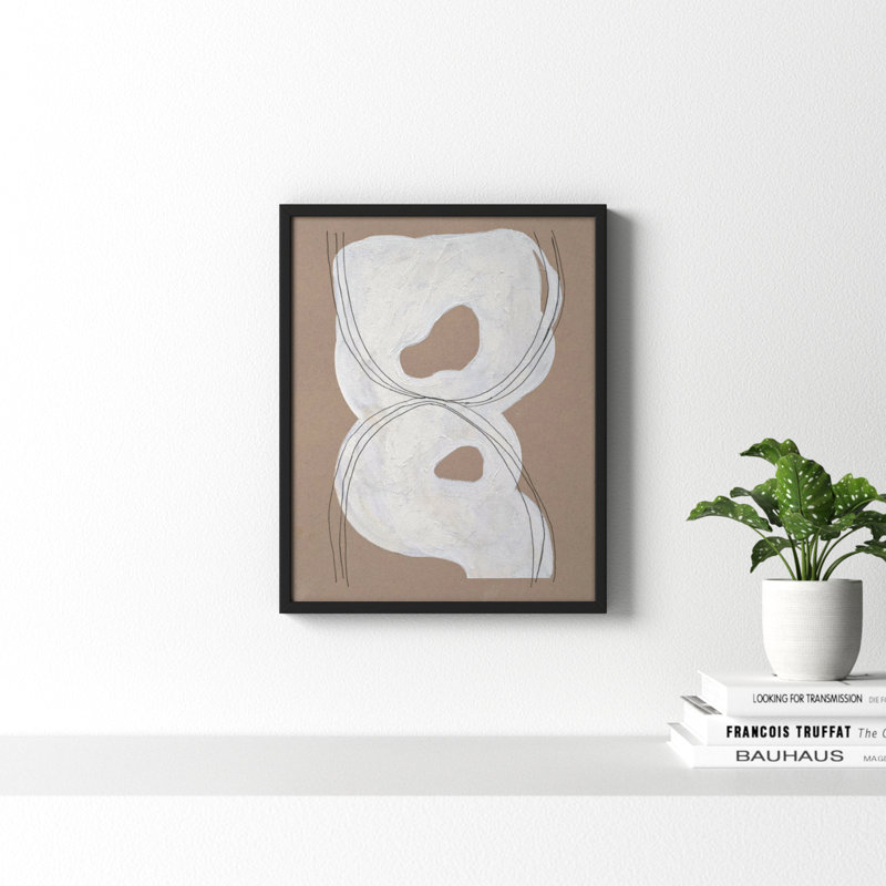 Free Form 1 by Andrea Stokes, Black, 20" H x 16" W x 1.25" D