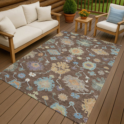 Tapis traditionnel lavable à la machine intérieur / extérieur ACN2532