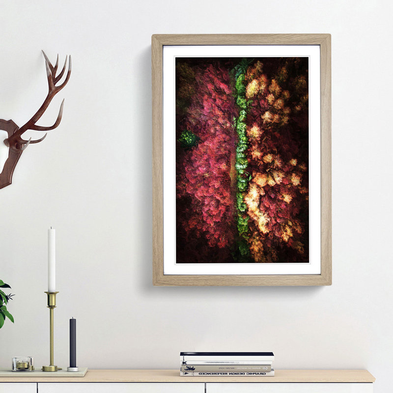 Forest in Everingham Yorkshire - Framed Print, Oak Framed, 36cm H x 27cm W x 2cm D