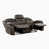Dark Brown Microfiber/Microsuede selected