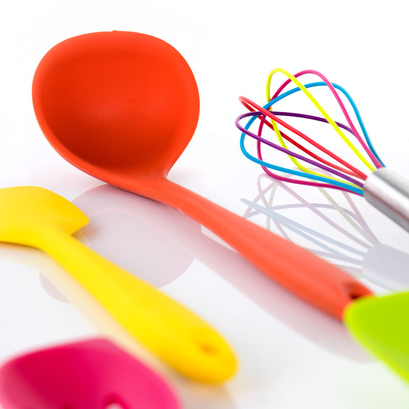 MegaChef Multi-Color 12-Piece Silicone Cooking Utensil Set