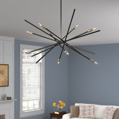 Lustre sphérique spoutnik à 8 lumières Pondview