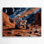 Art mural en métal mauve, Space Mars rover
