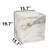 Marble Style Cube End Table