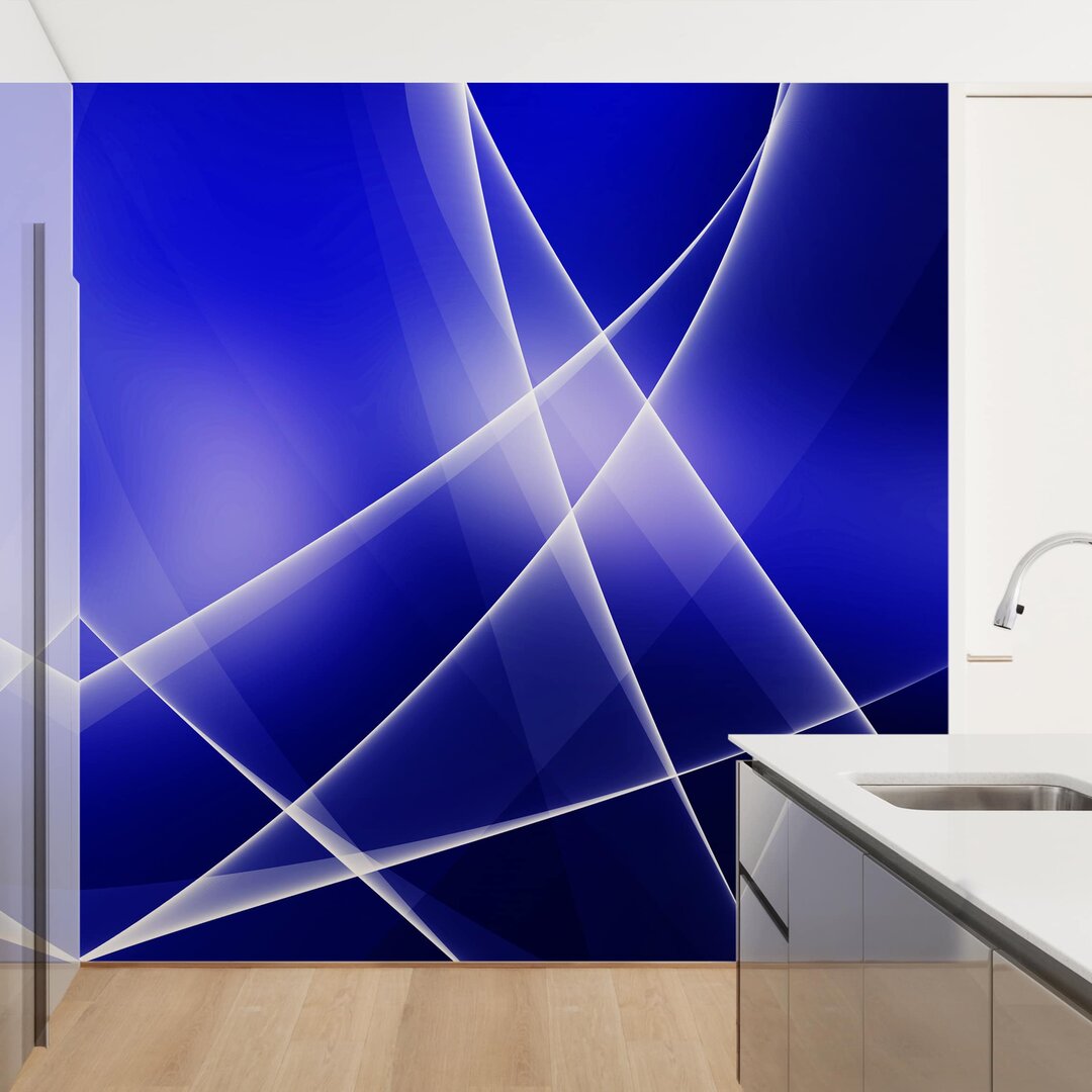 Strukturierte Fototapete Blue Disco 1,92 m x 192 cm