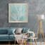 Algue sur le turquoise VII-impression sur papier encadrée-439827486-439827487-439872408