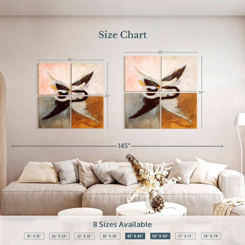 Brampt Svanen, 50" H x 50" W