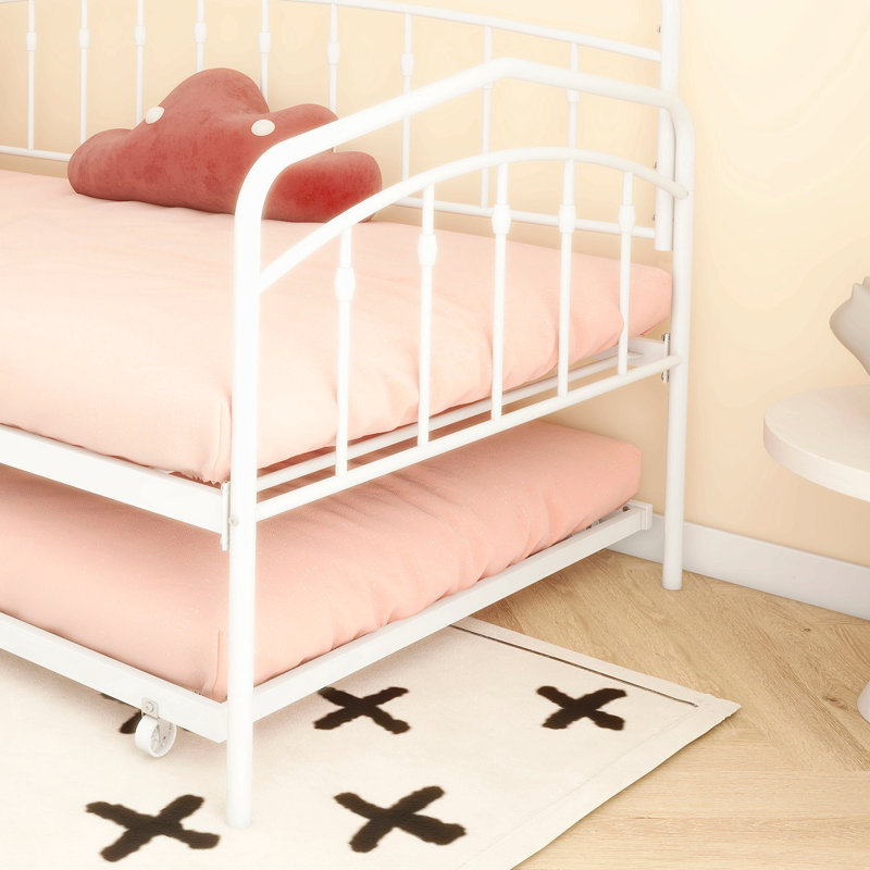 Fox Twin Daybed With Twin Trundle, White