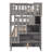 Space-Saving Twin Bunk Bed With Staircase Storage And Guard Rails-366324504