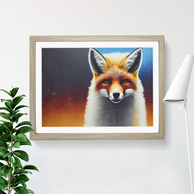 Welcoming Fox - Framed Print