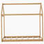 Lit simple en bois