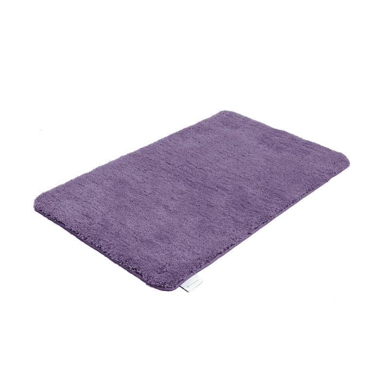 Rectangle Bath Rug, 70 x 120 cm, Purple