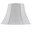 Abat-jour cloche en lin blanc-128842888-128842885