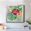 Fleurs tropicales - Peinture sur toile encadrée-1294533482-1294533483