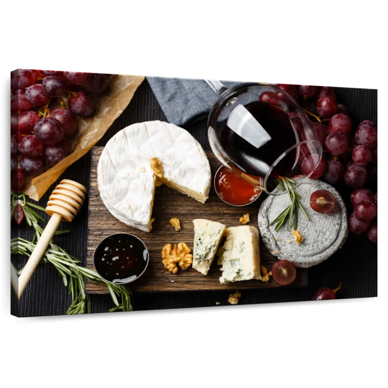 Yarlin Cheese And Wine, 30" H x 45" W