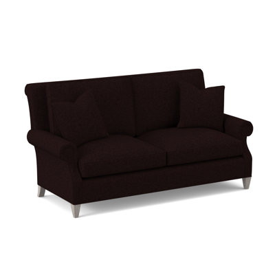 Library Boucle and Velvet Sofa
